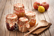 Foto: Vasetti di marmellata fatta in casa Vasetti di marmellata fatta in casa