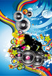 Discoteque Colorful Background