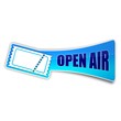 sticker ticket open air 1
