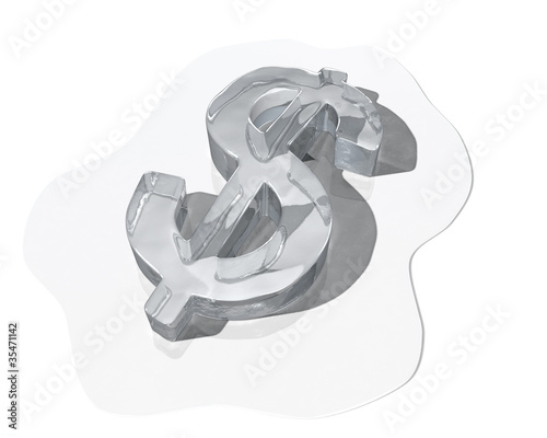 Illustration: Melting Dollar Melting Dollar