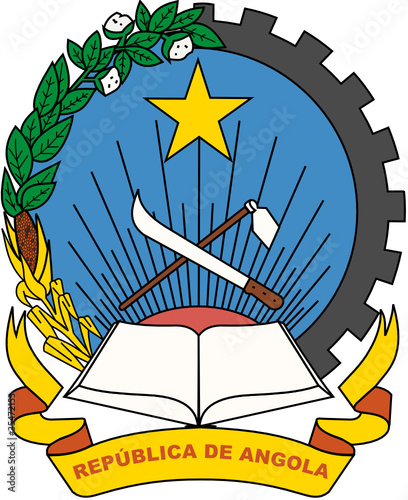 Vektor: Angola Wappen Angola Wappen