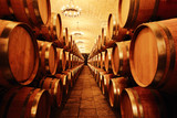 Wine cellar with  barrels - Fine Art prints