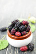 Fresh mulberries Fresh mulberries