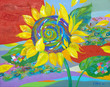 Oil paints picture