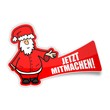 sticker weihnachtsmann jetzt mitmachen! 1