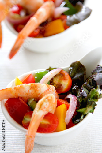 Photo: Prawn cocktail salad Prawn cocktail salad