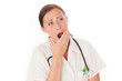 doctor tired