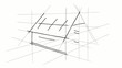 House black and white drawing construction animation House black and white drawing construction animation