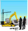 ouVRIERS SUR CHANTIER