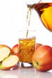 Fresh and cold apple juice Fresh and cold apple juice