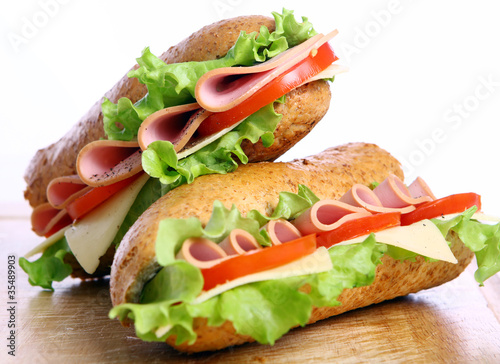 Photo: Fresh and tasty sandwich Fresh and tasty sandwich