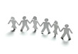 paper people cutout connection community paper people cutout connection community