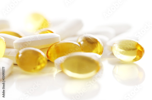 Photo: Macro of pills Macro of pills