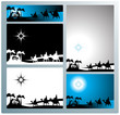 Nativity banners and letter