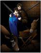 Nativity scene.