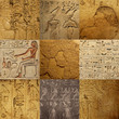 Foto: set of ancient Egyptian writing set of ancient Egyptian writing