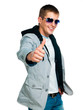 fashion man in sunglasses