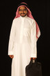 Arab male model travelling