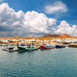 Fishermen boats in La Graciosa
