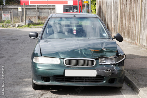 Photo: Crashed car Crashed car