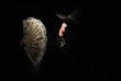 Lady with a fan Lady with a fan