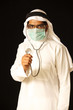 arab masked doctor