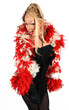 le boa rouge...
