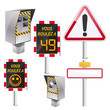 vecteur, signalisation, radar vecteur, signalisation, radar