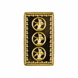 Gold bars on white background Gold bars on white background