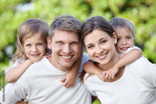 Photo: Embracing family Embracing family