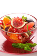 Fresh salad with figs, grapefruit, tangerine and pomegranate Fresh salad with figs, grapefruit, tangerine and pomegranate