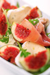 Fresh salad with figs, prosciutto and goat cheese Fresh salad with figs, prosciutto and goat cheese