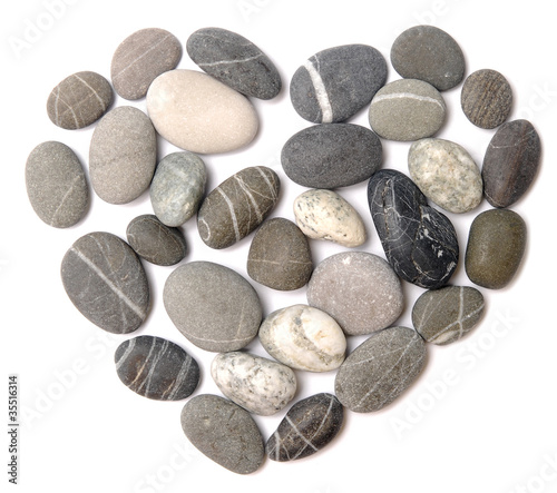 Photo: pebble heart pebble heart