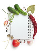 Notebook with recipes Notebook with recipes