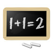 1+1=2 Ardoise blackboard 1+1=2 Ardoise blackboard