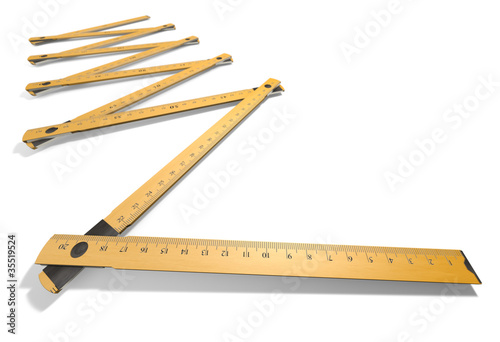 Illustration: folding rule folding rule