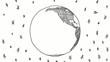 Video: globe sketch globe sketch