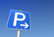 Parkplatz-Schild Parkplatz-Schild