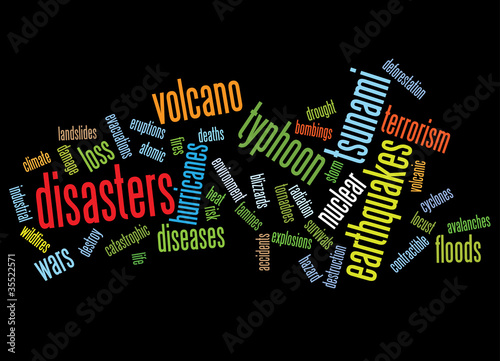 Vector: disasters background disasters background