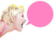 Punk Girl Shouting