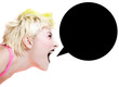 Punk Girl Shouting