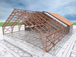 Illustration: Hangar. Hangar.