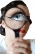 Gril with magnifier Gril with magnifier