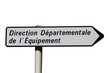 Panneau directionnel de la DDE