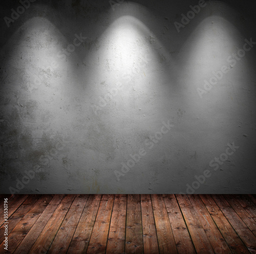 Photo: Innenraum mit 3 Spots Innenraum mit 3 Spots