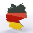 3d Karte Deutschland