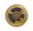 cogwheel on white background
