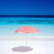sunshade, Petite Anse, Mahé, Seychelles