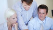 Business people having conversation in meeting