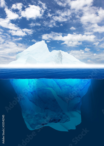Illustration: Melting Iceberg Melting Iceberg